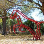 Red horse